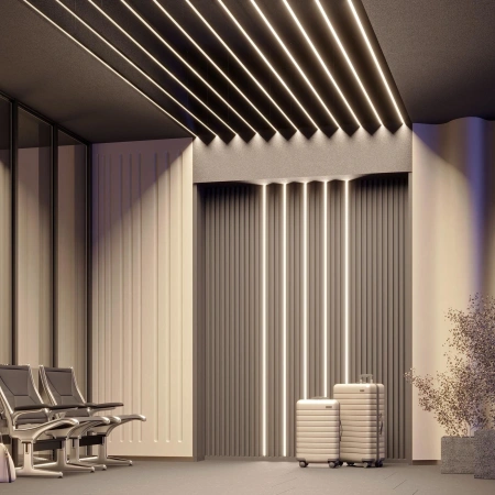 Светодиодная Лента ULTRA-C64-10mm 24V Warm3000 (14.4 W/m, IP20, 5630, 5m) (Arlight, высок.эфф.160 лм/Вт)