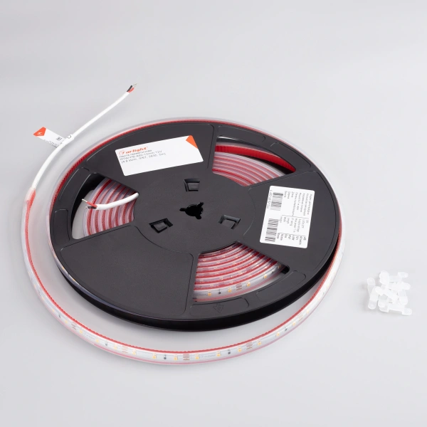 Светодиодная Лента герметичная RTW-PS-A60-10mm 12V Warm2700 (4.8 W/m, IP67, 2835, 5m) (Arlight, 4.8 Вт/м, IP67)