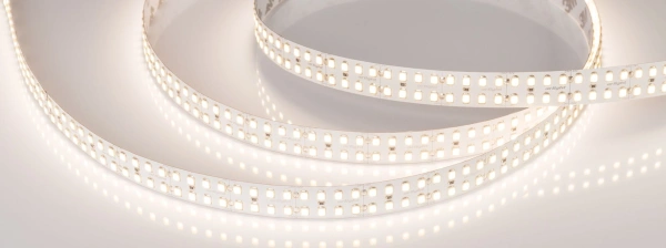 Светодиодная Лента RT-A320-15mm 24V Day5000 (24 W/m, IP20, 2835, 5m) (Arlight, высок.эфф.150 лм/Вт)