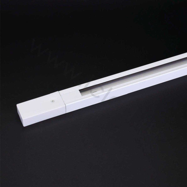 Трек для спотов 2L 1м NX7 (однофазный, 2 провода, усиленный, белый)