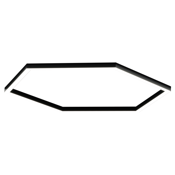 Светильник Шестигранник S50 (RAL9003 411 6mm LT70 — 3K 52W)