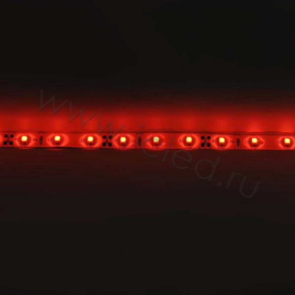 Светодиодная лента Standart PRO class, 3528, 60 led/m, Red, 12V, IP65