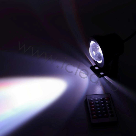 Светодиодный прожектор RB10RGB+IR REM CONTROL (10W, 220V, RGB)