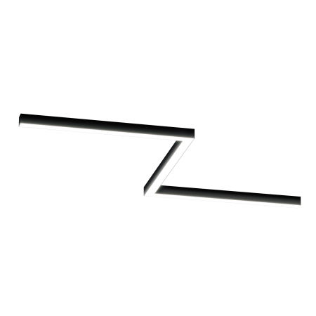 Светильник ЗигЗаг S50 (RAL9003 4x651mm-135 LT70 — 4K 54W)