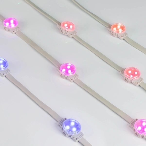 Модуль управляемый DMX-F3-D30 12V RGB (0.75W, IP68, 120 deg) (Arlight, Пластик, 3 года)