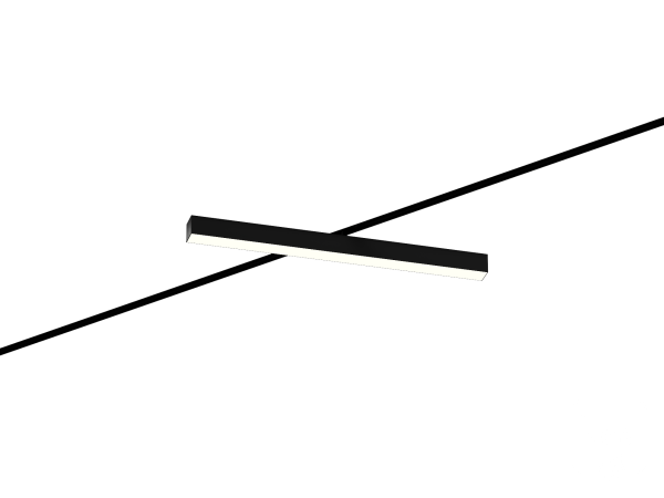 Трековый светильник 6063 5050 TR2 (RAL9005 1000mm Prizma — 3K 38W)